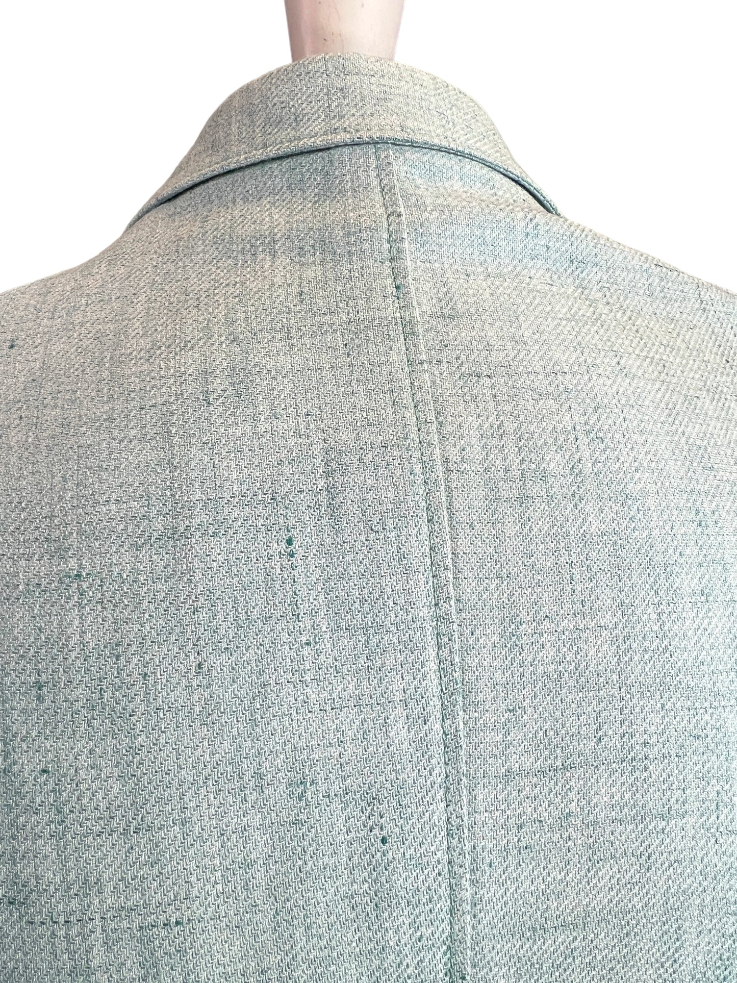 Giacca Tagliatore Doppio Petto Verde Acqua
