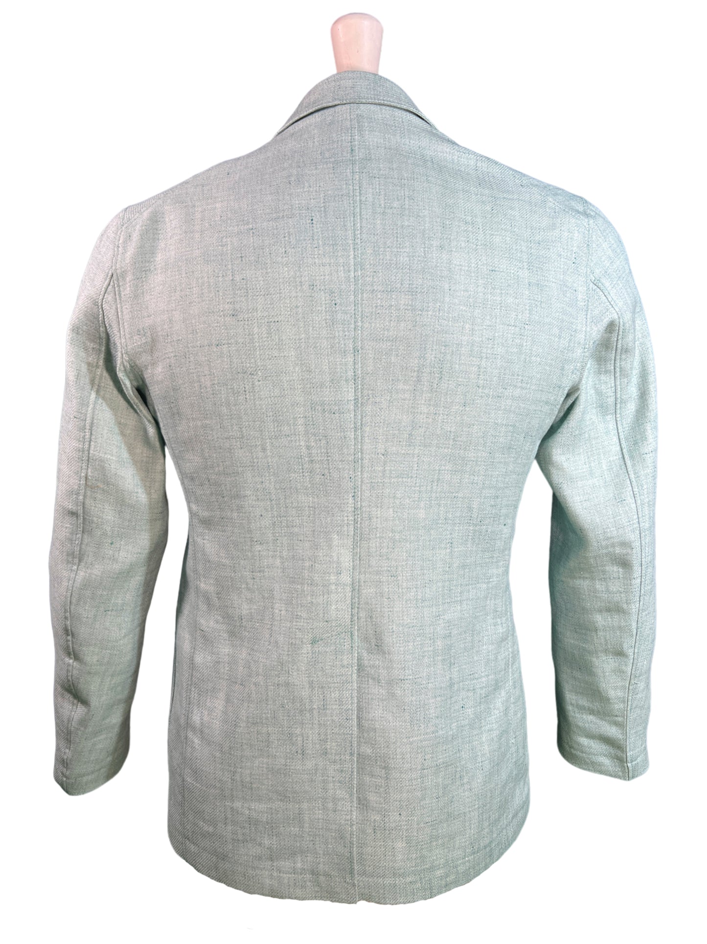 Giacca Tagliatore Doppio Petto Verde Acqua