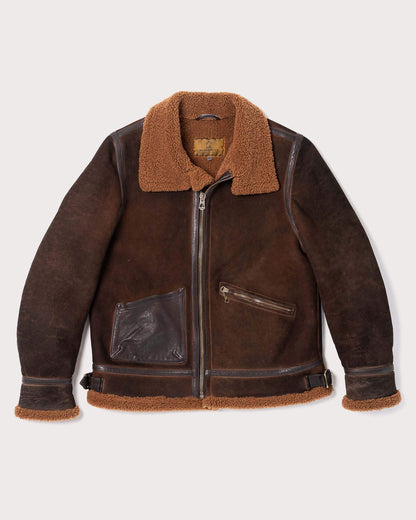 “Aviatore” B-3 Castagno Shearling Jacket