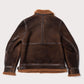 “Aviatore” B-3 Castagno Shearling Jacket