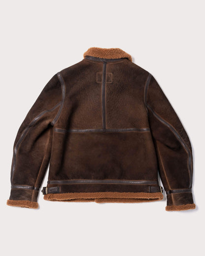“Aviatore” B-3 Castagno Shearling Jacket