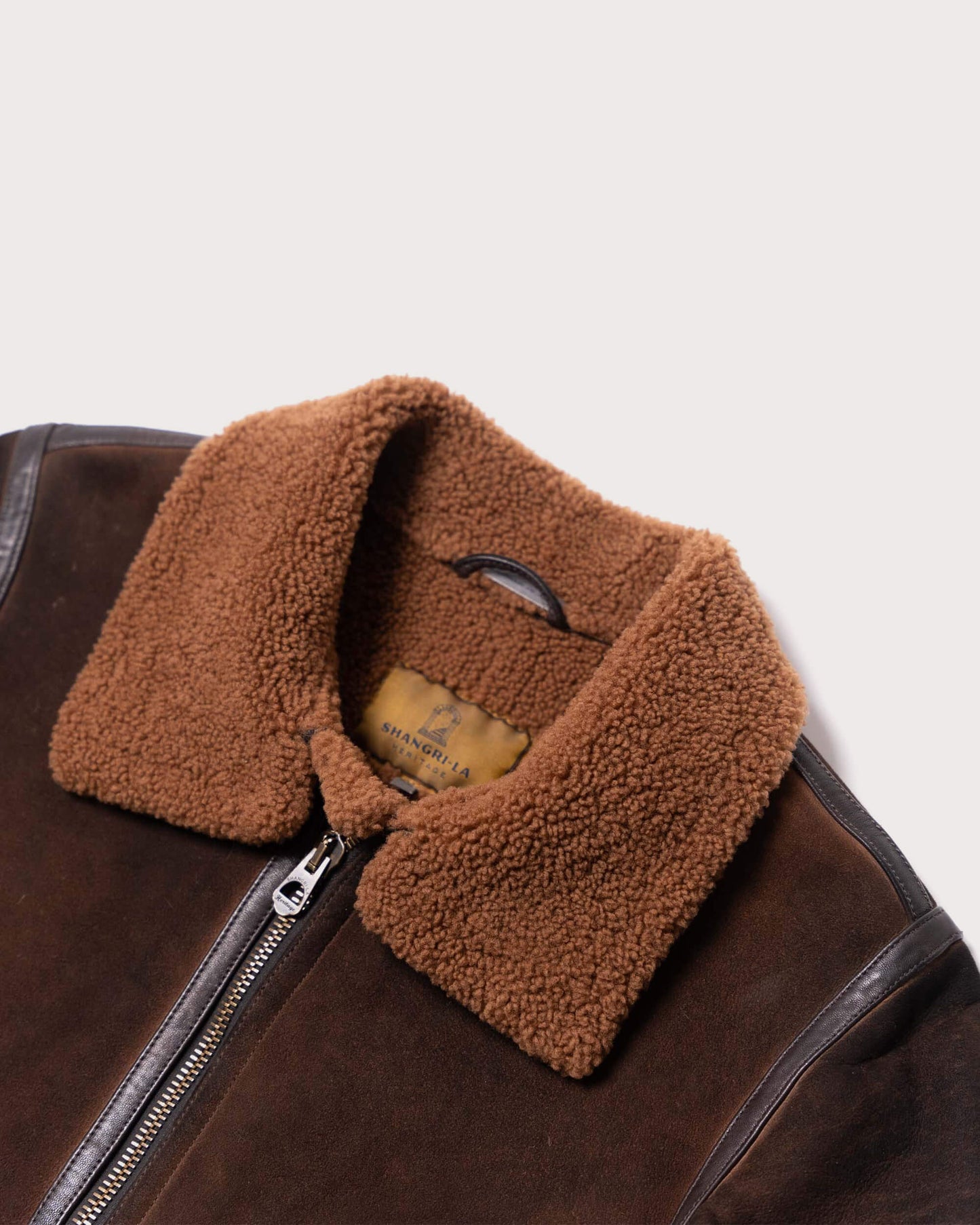 “Aviatore” B-3 Castagno Shearling Jacket