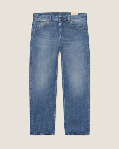 944 Jason Denim 5 Tasche A Vita Alta Stone Wash