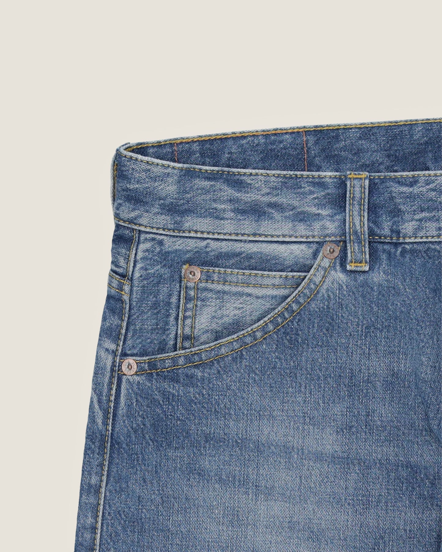 944 Jason Denim 5 Tasche A Vita Alta Stone Wash