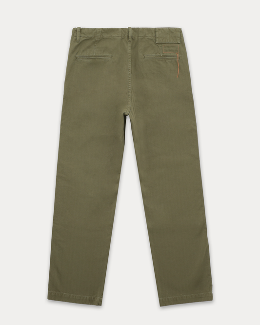 Fortela Hector Pantaloni In Herringbone Di Cotone