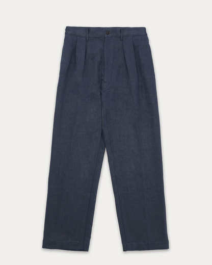 Fortela Newyork Pantaloni Con Pences In Lino