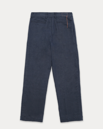Fortela Newyork Pantaloni Con Pences In Lino