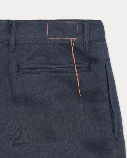 Fortela Newyork Pantaloni Con Pences In Lino