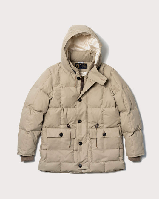 “Presena” Beige Down Expedition Parka