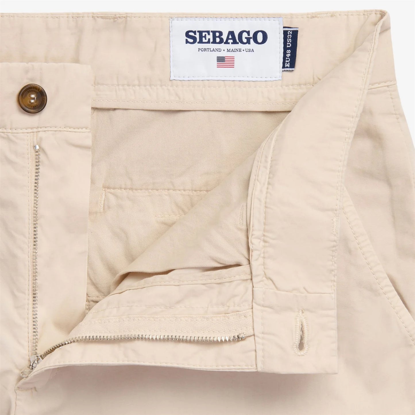 SEBAGO SASANOA PANTALONI BEIGE GESSO