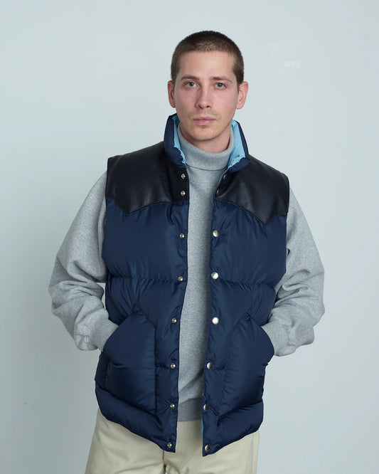 Rocky Mountain Featherbed Down Vest Navy SPECIAL OFFER