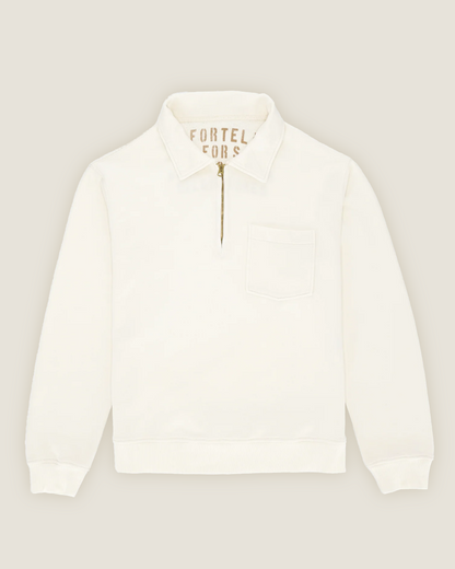 Yale Felpa In Jersey Garzato Con Colletto E Zip