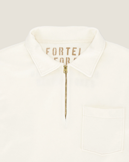 Yale Felpa In Jersey Garzato Con Colletto E Zip