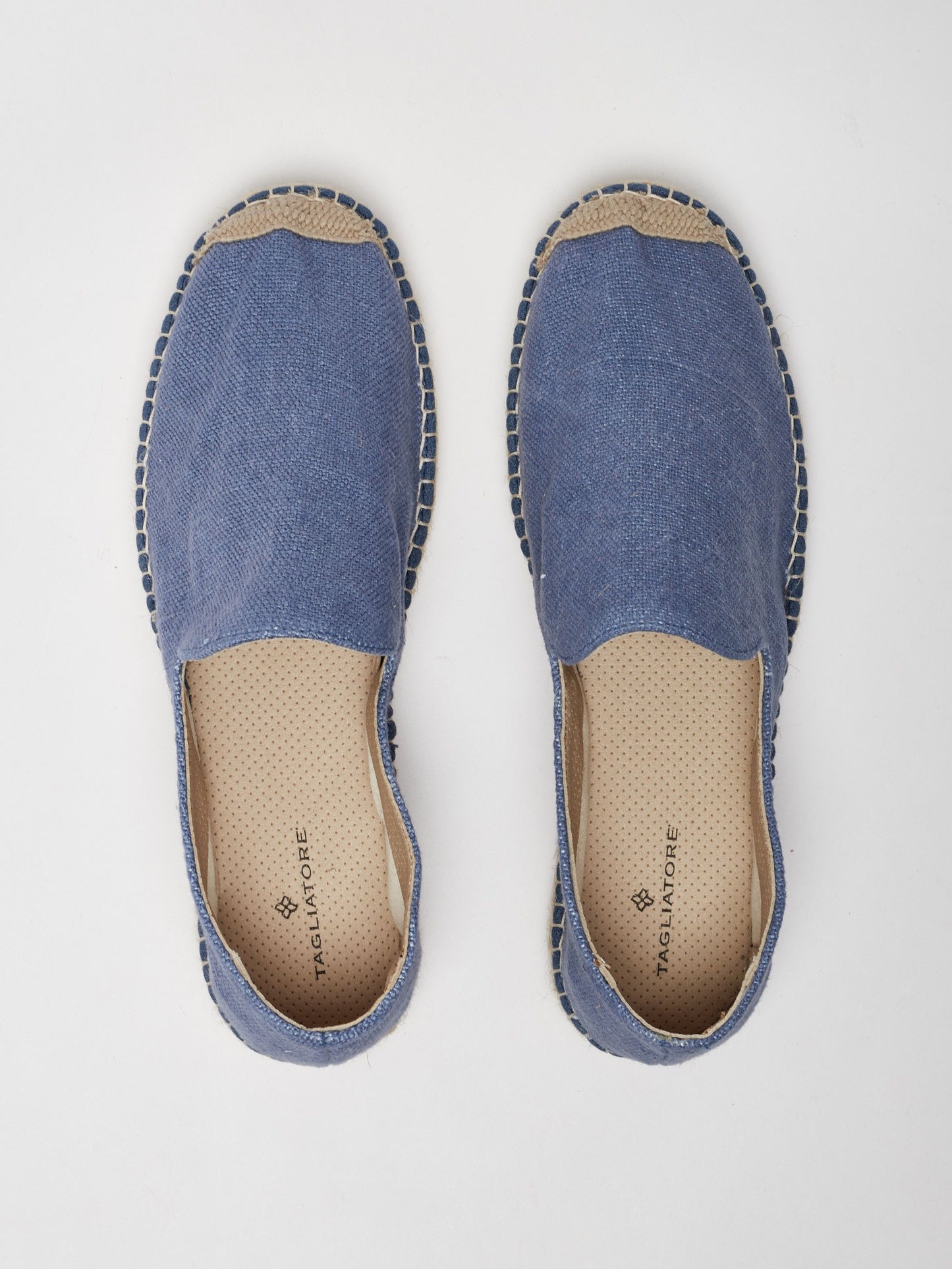 TAGLIATORE ESPADRILLAS UOMO IN LINO DENIM